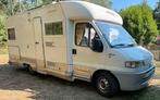 Fiat ducato Elnagh 2.5tdi/vast bed/halfintegraal, Caravans en Kamperen, Mobilhomes, Ringverwarming, Fiat, Treinzit, Half-integraal