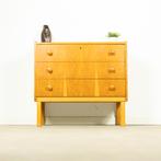 Prachtige vintage ladekast, Huis en Inrichting, Kasten | Ladekasten, Gebruikt, Ophalen of Verzenden, 3 of 4 laden, Eikenhout