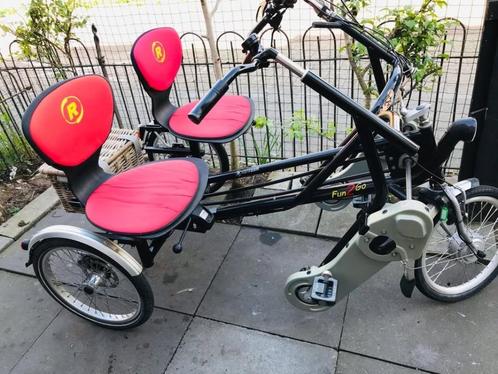 Electrische Duofiets Van raam Fun to Go, Fietsen en Brommers, Fietsen | Driewielfietsen, Gebruikt, Ophalen of Verzenden