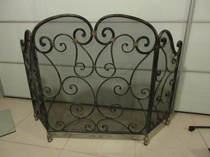 prachtig voorzetstuk voor open haard haardscherm ijzer, Huis en Inrichting, Haarden, Ophalen