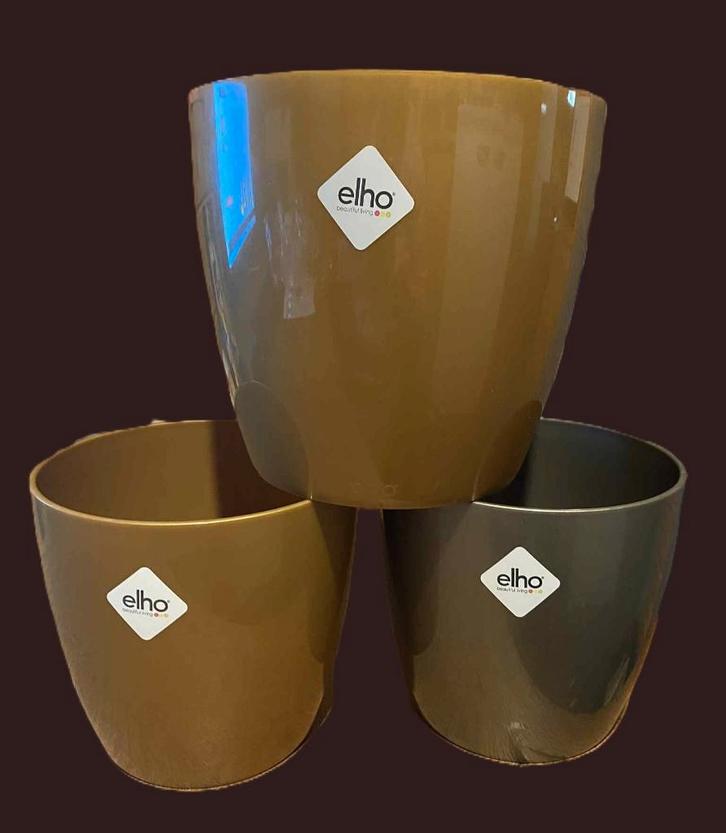 cachepot set van drie stuks, Jardin & Terrasse, Pots de fleurs, Neuf, Synthétique, Intérieur, Balcon, Moins de 40 cm, Moins de 25 cm