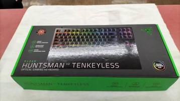 Clavier gaming neuf RAZER Huntsman V2 TKL, Informatique & Logiciels, Neuf, Clavier gamer, Azerty, Enlèvement