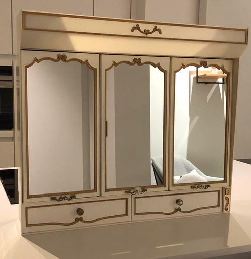 Vintage spiegelkast badkamer (‘60), Huis en Inrichting, Woonaccessoires | Spiegels, Gebruikt, Ophalen