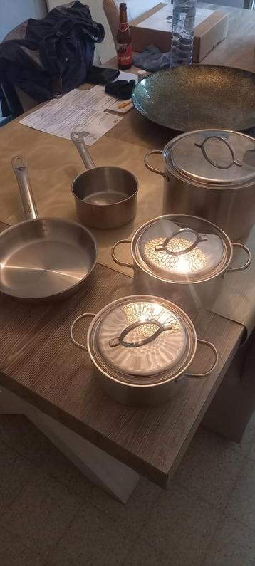 5 delig pottenset demeyere beschikbaar voor biedingen
