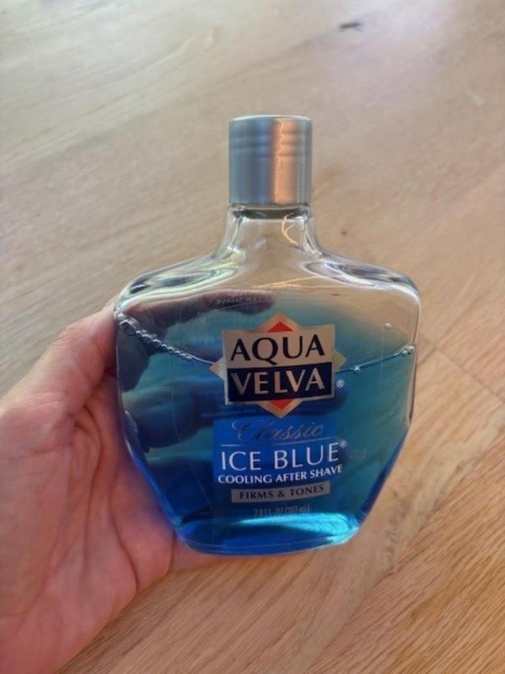 Vintage Aqua Velva Classic Ice Blue – Cooling After shave, Handtassen en Accessoires, Uiterlijk | Parfum, Zo goed als nieuw, Ophalen of Verzenden