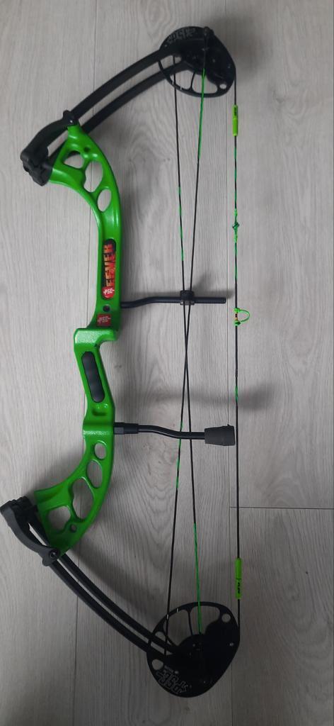 Pse RH compound boog 20 to 40 pond Treklengte11 tot 29 inch, Sport en Fitness, Handboogschieten, Zo goed als nieuw, Compoundboog