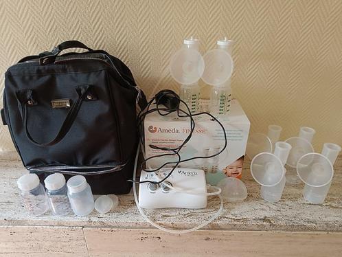 Dubbele kolfmachine - Ameda Finesse incl. handige draagzak, Kinderen en Baby's, Babyvoeding en Toebehoren, Gebruikt, Borstkolf