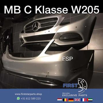 MB W205 complete achterbumper / origineel Mercedes C Klasse 
