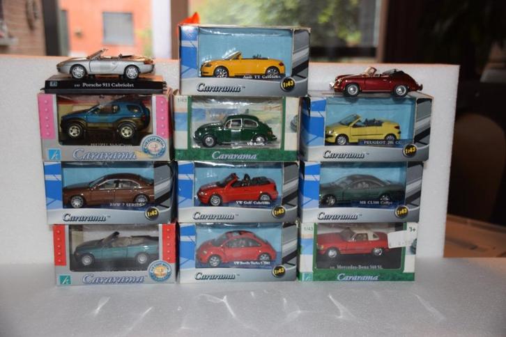 Cararama - BMW, Mercedes, Porsche e.a. op 1/43, Hobby en Vrije tijd, Modelauto's | 1:43, Nieuw, Auto, Overige merken, Ophalen of Verzenden