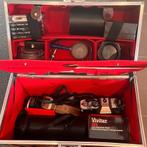 Olympus OM10 analoge camera + lenzen + set + koffer, TV, Hi-fi & Vidéo, Appareils photo analogiques, Enlèvement, Utilisé, Reflex miroir