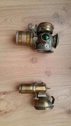 oude fietslamp oude lamp, Ophalen of Verzenden