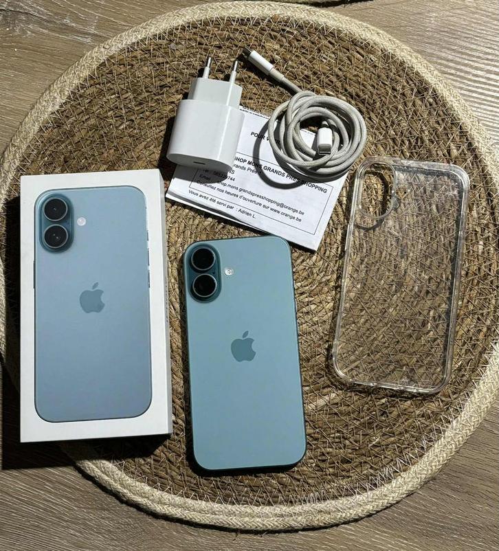 Iphone, Télécoms, Téléphonie mobile | Apple iPhone, Comme neuf, iPhone 16, Bleu, Enlèvement