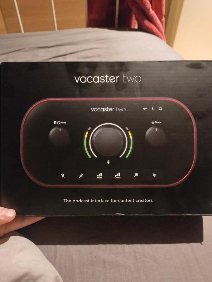Focusrite Vocastar 2 podcast interface NIEUW!, Muziek en Instrumenten, Microfoons, Ophalen