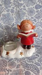 Bougeoir photophore ange deco noel, Divers, Enlèvement ou Envoi, Comme neuf