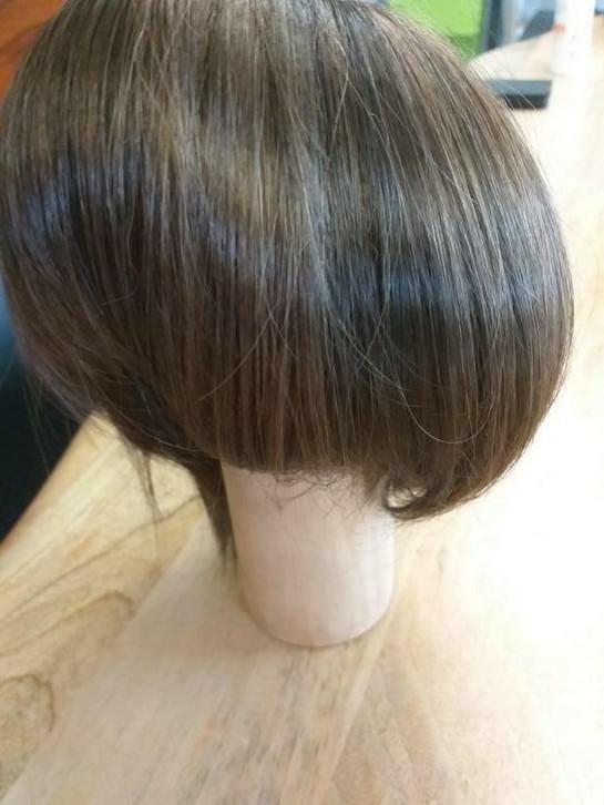 Perruque dame en cheveux naturels à clipser., Enlèvement ou Envoi