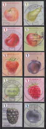 BELGIE 4800a / 4809a   SERIE 10 ROLZEGELS FRUIT, Postzegels en Munten, Postzegels | Europa | België, Ophalen of Verzenden, Gestempeld