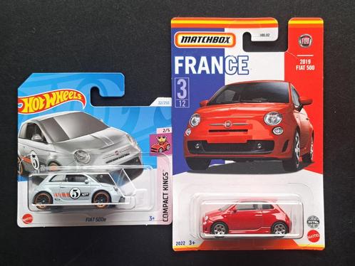 2x FIAT 500 hot wheels matchbox, Hobby & Loisirs créatifs, Voitures miniatures | Échelles Autre, Neuf, Voiture, Enlèvement ou Envoi