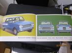 FIAT 1300 1964  DEPLIANT Brochure, Envoi