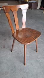 208 houten cafe bistro retro vintage stoelen bruin lot, Huis en Inrichting, Ophalen of Verzenden, Zo goed als nieuw, Bruin, Hout