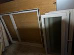 Oude PVC Ramen Dubbel glas, Ophalen, Gebruikt, Gevelraam of Ruit