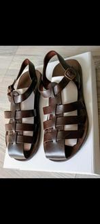 NEW  Real Leather flat sandalen Made in Italy, Ophalen of Verzenden, Nieuw, Sandalen