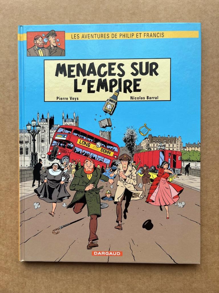 Philip et Francis T1 - Menaces - Barral - EO2005 - Dargaud, Livres, Envoi