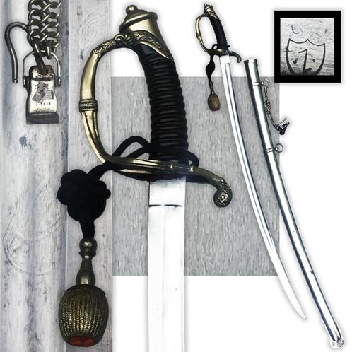 🚨 Rare sabre Hollandais M 1852 Clem & Jung XIX original, Verzamelen, Militaria | Algemeen, Landmacht, Zwaard of Sabel, Verzenden