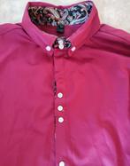 chique bordeaux herenhemd maat L, Enlèvement ou Envoi, Porté, Violet