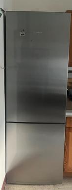 Réfrigérateur gris Bosch, 160 cm ou plus, Comme neuf, Enlèvement, 60 cm ou plus