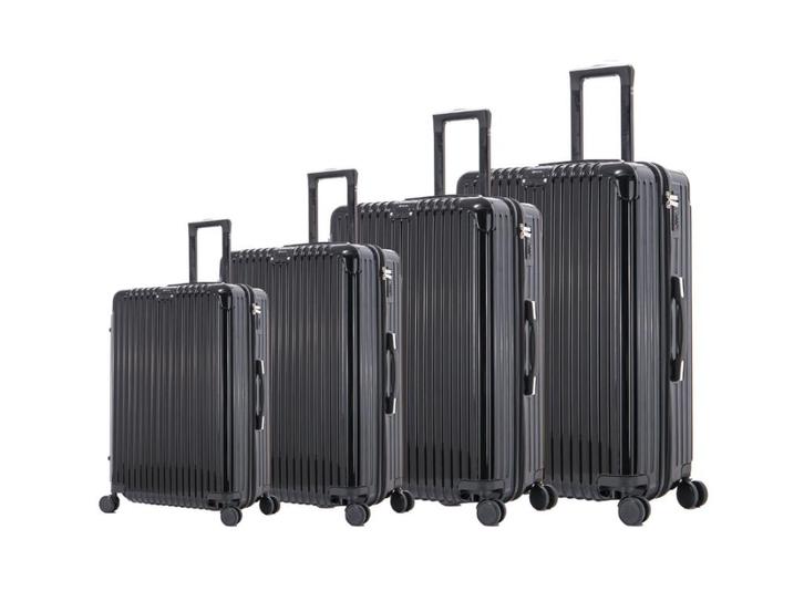 Nouveau Set de 4 Valises Noir pour 119.99 euro !!, Handtassen en Accessoires, Koffers, Nieuw, Hard kunststof, 70 cm of meer, 55 cm of meer