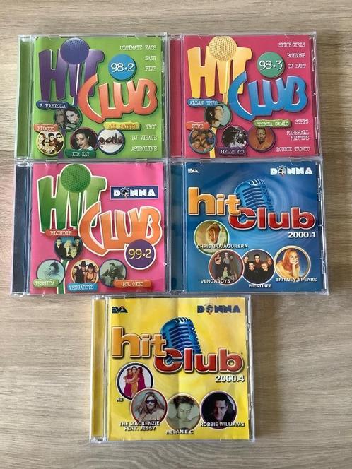 5 CD’s Hitclub van Donna 98-99-00, Cd's en Dvd's, Cd's | Verzamelalbums, Gebruikt, Ophalen of Verzenden