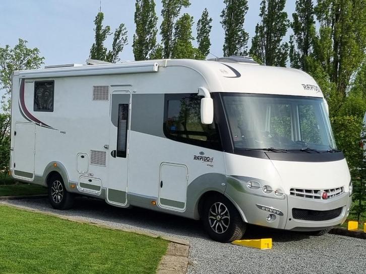 Camper, Caravans en Kamperen, Mobilhomes, Particulier, tot en met 4, Integraal, Rapido, Fiat, Diesel, Handgeschakeld, L-zit, 7 tot 8 meter