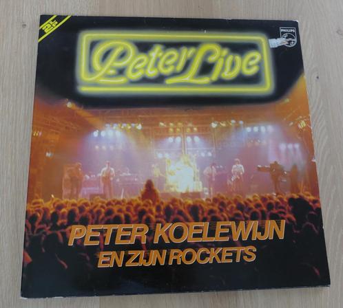 2LP P Peter Koelewijn En Zijn Rockets – Peter Live, Cd's en Dvd's, Vinyl | Rock, Gebruikt, Poprock, 12 inch, Ophalen of Verzenden