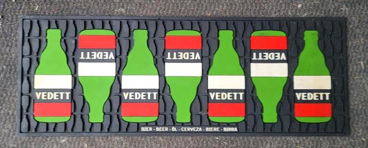 Vedett rubberen toogmat, Verzamelen, Biermerken, Zo goed als nieuw, Duvel, Ophalen of Verzenden