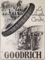 Publicité de la marque de pneus Goodrich 1923 avec vœux de N, Comme neuf, Autres types, Envoi