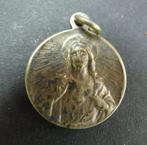 oude medaille Jezus Virgo carmeli O.B.C., Ophalen of Verzenden, Gebruikt, Sieraad, Christendom | Katholiek