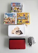 Nintendo 3DS XL console met opbergtas en 3 x 3DS games, Consoles de jeu & Jeux vidéo, Consoles de jeu | Nintendo 2DS & 3DS, Rouge