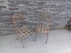 Oude vintage ijzeren stoelen, Zo goed als nieuw, Ophalen