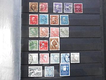 Suède : 78 timbres (1886 - 2000) disponible aux enchères