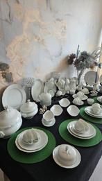 HUTSCHENREUTHER WITTE 106 st., Ophalen, Zo goed als nieuw, Overige stijlen, Porselein