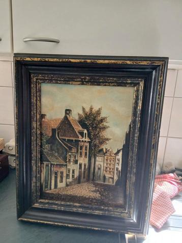 Schilderij stadszicht, Enlèvement