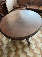 Antieke tafel met zes stoelen, Antiek en Kunst, Antiek | Meubels | Tafels, Ophalen