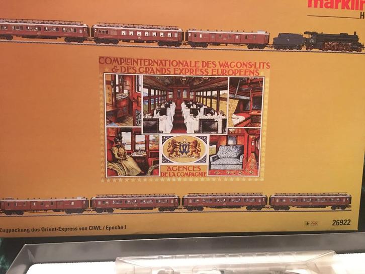 Märklin coffret Orient Express 29622, Hobby en Vrije tijd, Modeltreinen | H0, Nieuw, Treinset, Wisselstroom, Märklin, Ophalen