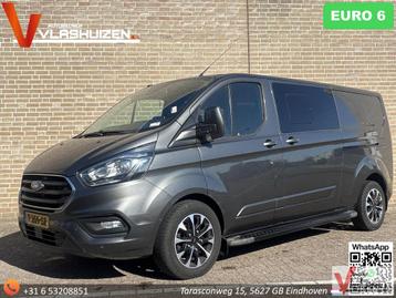 Ford Transit Custom 300 2.0 TDCI L2H1 Limited Dubbel Cabine, Auto's, Bestelwagens en Lichte vracht, Automaat, 186 g/km, Parkeersensor