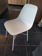 Set van 8 witte stevige stoelen, Ophalen, Kunststof, Wit, Zo goed als nieuw
