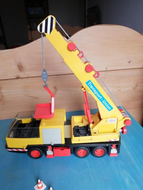 vintage playmobil kraanwagen, Kinderen en Baby's, Speelgoed |Speelgoedvoertuigen, Gebruikt, Ophalen