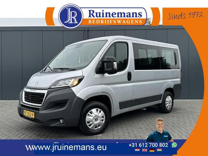 Peugeot Boxer 2.0 BlueHDI 131 PK / EURO 6 / L1H1 / 9 PERSOON, Auto's, Bestelwagens en Lichte vracht, ABS, Centrale vergrendeling