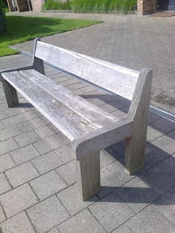 te koop klasse  teak parkbank beschikbaar voor biedingen