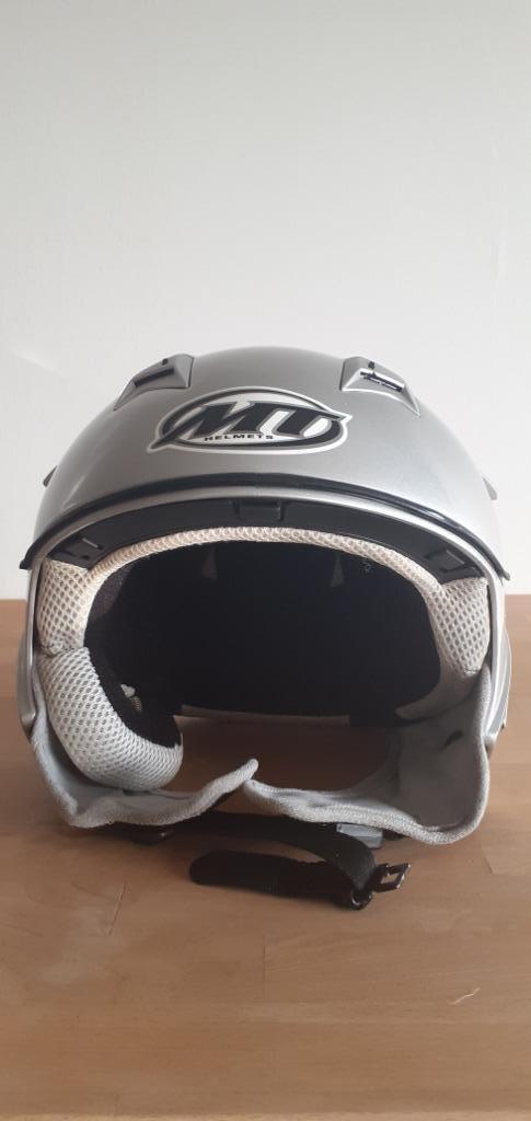 MT Helmets, Motoren, Kleding | Motorhelmen, Dames, Heren, Jethelm, M, Overige merken, Tweedehands, Ophalen