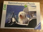 Puzzel Ravensburger 1500 stukjes Wachten op de baas, 500 à 1500 pièces, Puzzle, Utilisé, Enlèvement ou Envoi